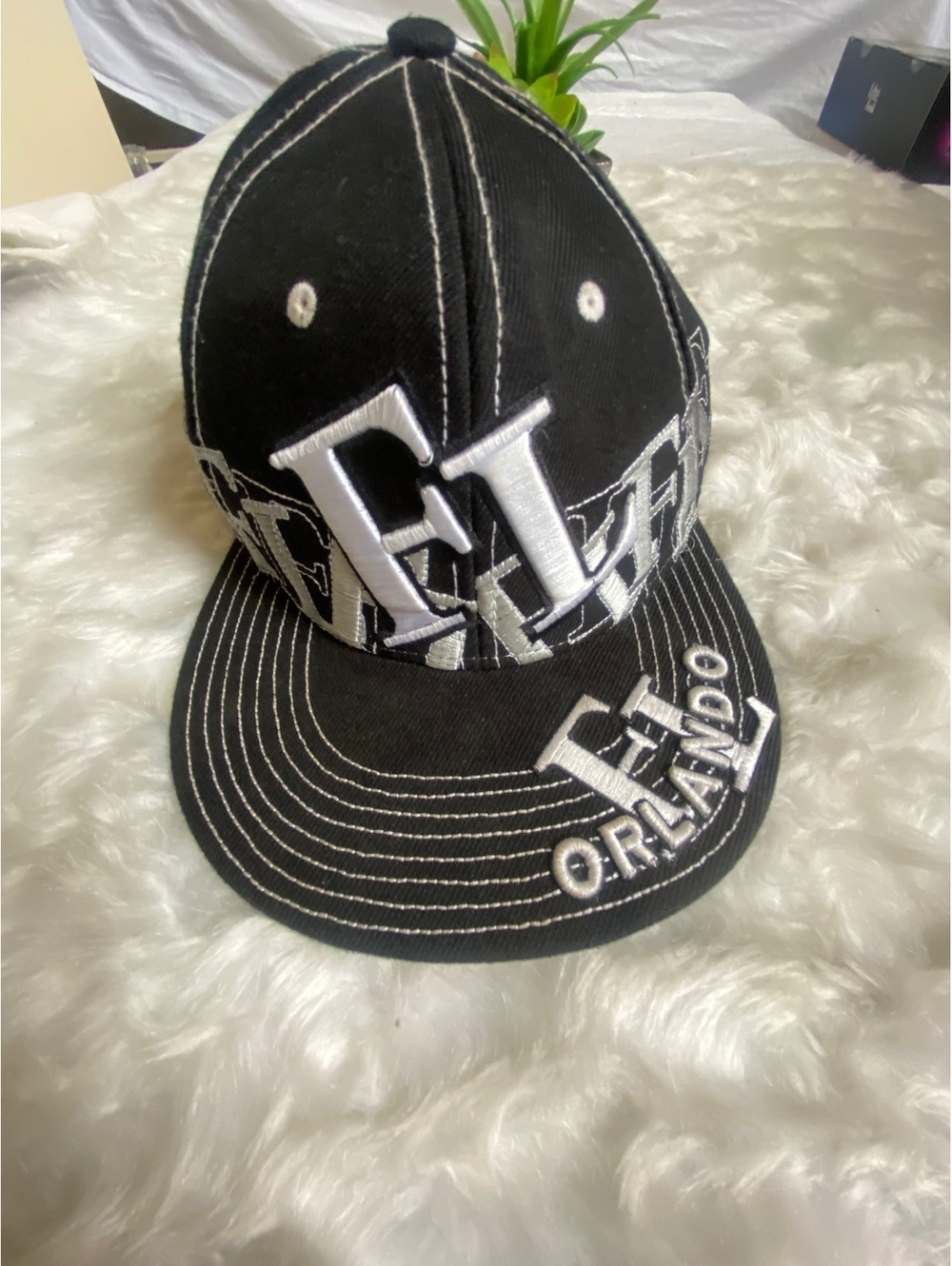 City Hunter Black Orlando Classic Fit Adjustable Snapback